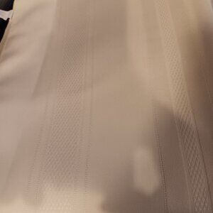 Vintage NEW Linen Oblong Tablecloth 60X102 Textured Cream Color BEAUTIFUL !